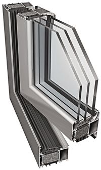 PONZIO 78NHI aliuminio langų profilis